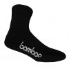 crew socks black - hooked on bamboo