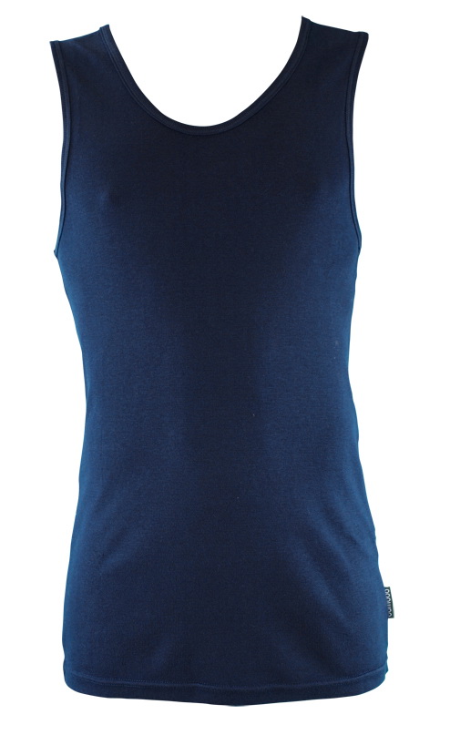 mens singlet - hooked on bamboo