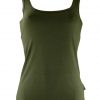 olive singlet - hooked on bamboo