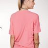 batwing top coral - hooked on bamboo